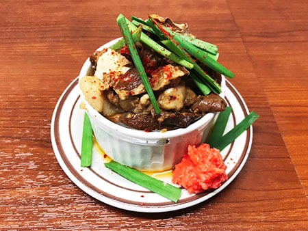 名物！もつ肉豆腐