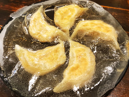 羽付き餃子